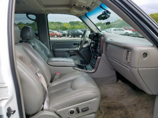 1GKEK63U43J340014 - 2003 GMC YUKON DENA WHITE photo 5