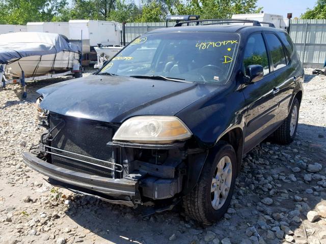 2HNYD18924H501743 - 2004 ACURA MDX TOURIN BLACK photo 2