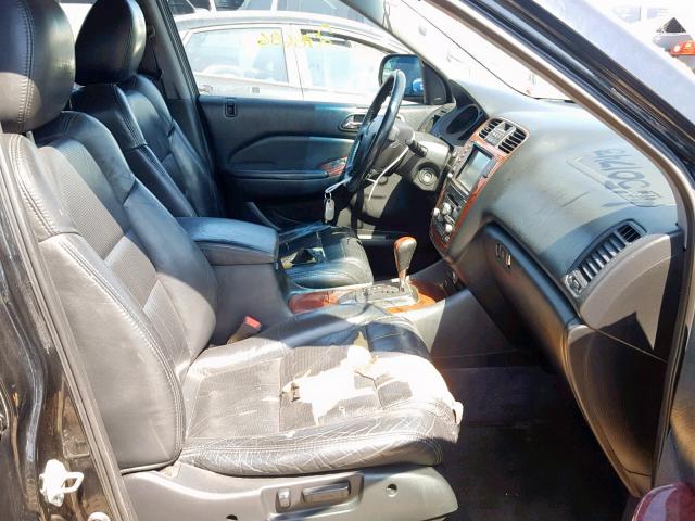 2HNYD18924H501743 - 2004 ACURA MDX TOURIN BLACK photo 5