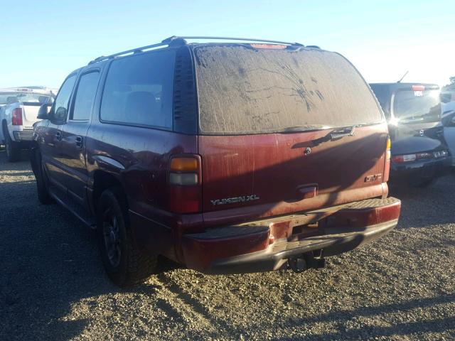 1GKFK66U53J163473 - 2003 GMC YUKON XL D BURGUNDY photo 3