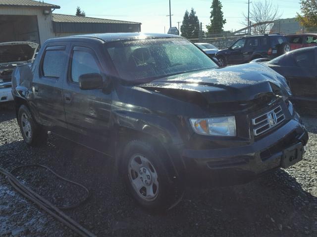 2HJYK16207H510085 - 2007 HONDA RIDGELINE BLACK photo 1