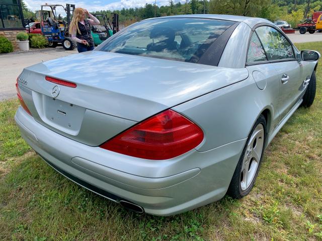 WDBSK75F94F066315 - 2004 MERCEDES-BENZ SL 500 SILVER photo 6