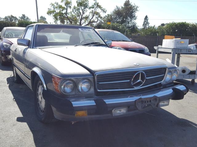 WDBBA48D0GA044569 - 1986 MERCEDES-BENZ 560 SL GRAY photo 1