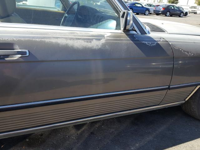 WDBBA48D0GA044569 - 1986 MERCEDES-BENZ 560 SL GRAY photo 9