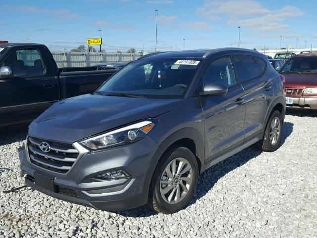 KM8J33A44JU808730 - 2018 HYUNDAI TUCSON LIM CHARCOAL photo 2