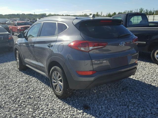 KM8J33A44JU808730 - 2018 HYUNDAI TUCSON LIM CHARCOAL photo 3