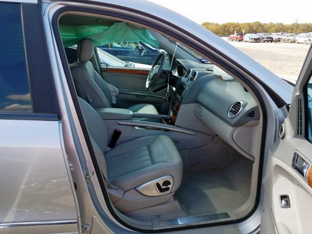 4JGBB22E38A353051 - 2008 MERCEDES-BENZ ML 320 CDI SILVER photo 5
