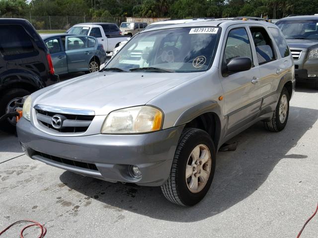 4F2CU09171KM36475 - 2001 MAZDA TRIBUTE LX SILVER photo 2