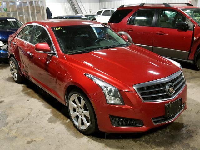 1G6AH5RX5D0158059 - 2013 CADILLAC ATS LUXURY RED photo 1