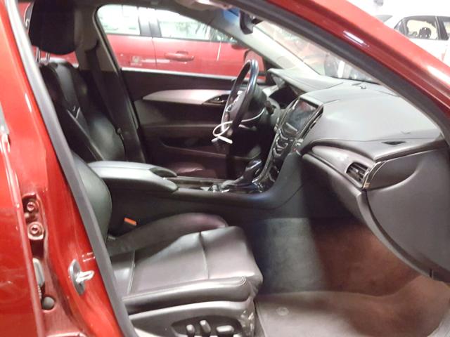 1G6AH5RX5D0158059 - 2013 CADILLAC ATS LUXURY RED photo 5