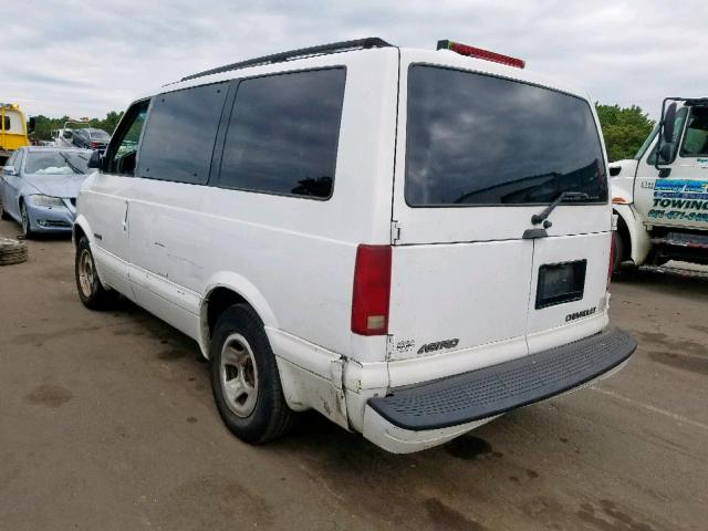 1GNDM19W6YB125563 - 2000 CHEVROLET ASTRO WHITE photo 3