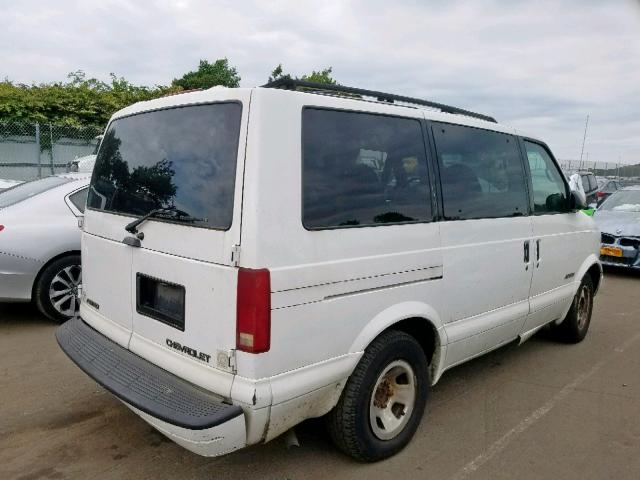 1GNDM19W6YB125563 - 2000 CHEVROLET ASTRO WHITE photo 4