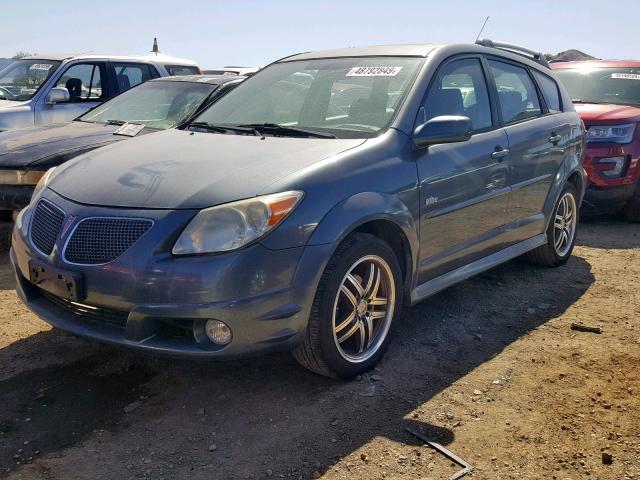 5Y2SL65807Z408599 - 2007 PONTIAC VIBE GRAY photo 2