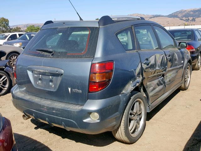 5Y2SL65807Z408599 - 2007 PONTIAC VIBE GRAY photo 4