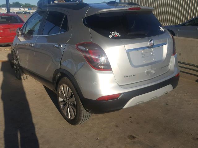 KL4CJASB2JB641441 - 2018 BUICK ENCORE PRE GRAY photo 3