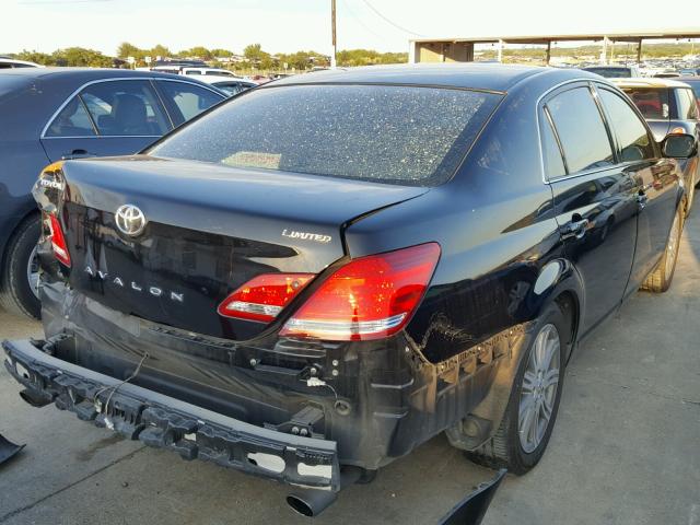 4T1BK36B77U191640 - 2007 TOYOTA AVALON XL BLACK photo 4