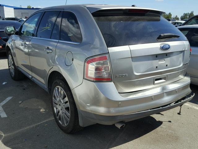 2FMDK39C88BB02260 - 2008 FORD EDGE LIMIT GRAY photo 3