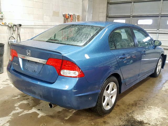 19XFA1F69AE003142 - 2010 HONDA CIVIC LX-S Mavi foto 4