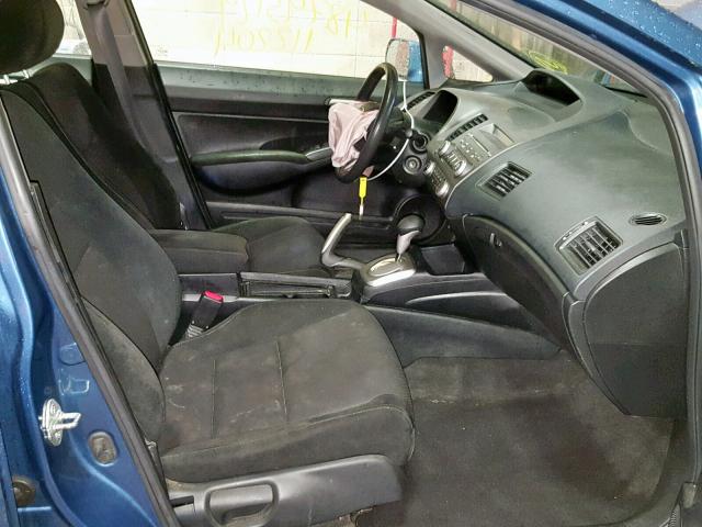 19XFA1F69AE003142 - 2010 HONDA CIVIC LX-S Mavi foto 5