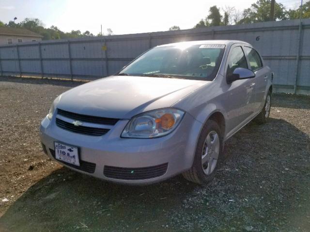 1G1AL58F977411828 - 2007 CHEVROLET COBALT LT SILVER photo 2