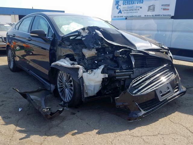 3FA6P0K90GR367465 - 2016 FORD FUSION TIT BLACK photo 1