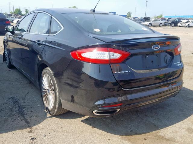 3FA6P0K90GR367465 - 2016 FORD FUSION TIT BLACK photo 3