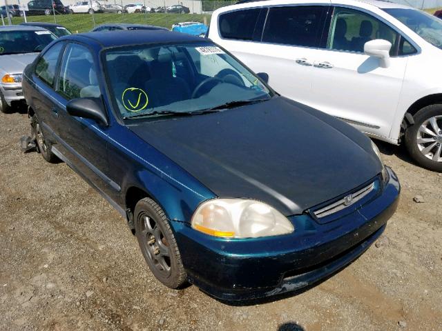 1HGEJ6223WL016299 - 1998 HONDA CIVIC DX TEAL photo 1