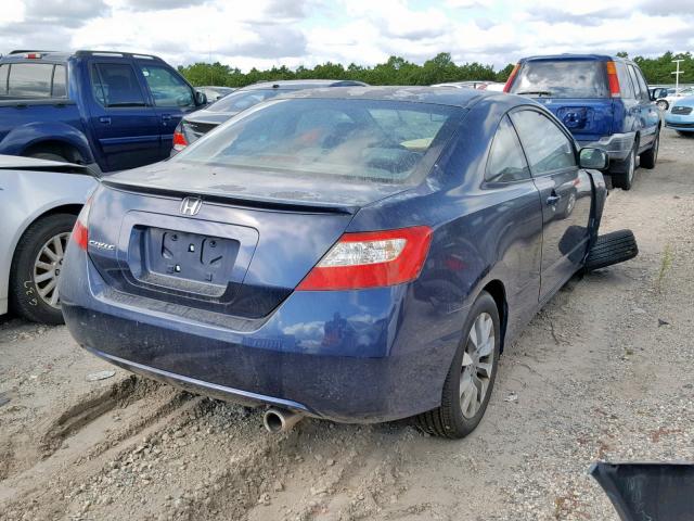 2HGFG12919H538577 - 2009 HONDA CIVIC EXL 蓝色 照片 4