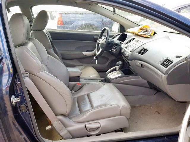 2HGFG12919H538577 - 2009 HONDA CIVIC EXL 蓝色 照片 5