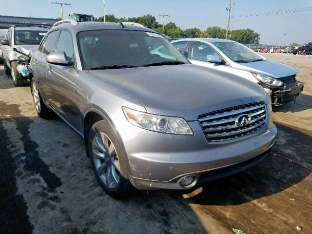 JNRBS08W34X401387 - 2004 INFINITI FX45 GRAY photo 1