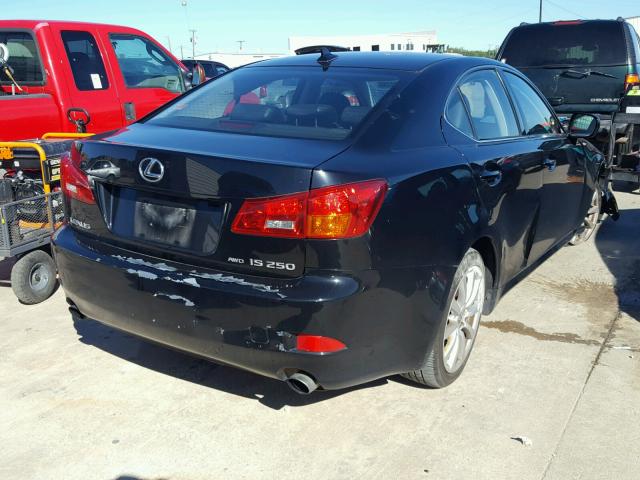 JTHCK262582023946 - 2008 LEXUS IS 250 BLACK photo 4