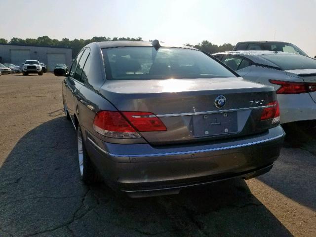 WBAHL83516DT01004 - 2006 BMW 750 I GRAY photo 3