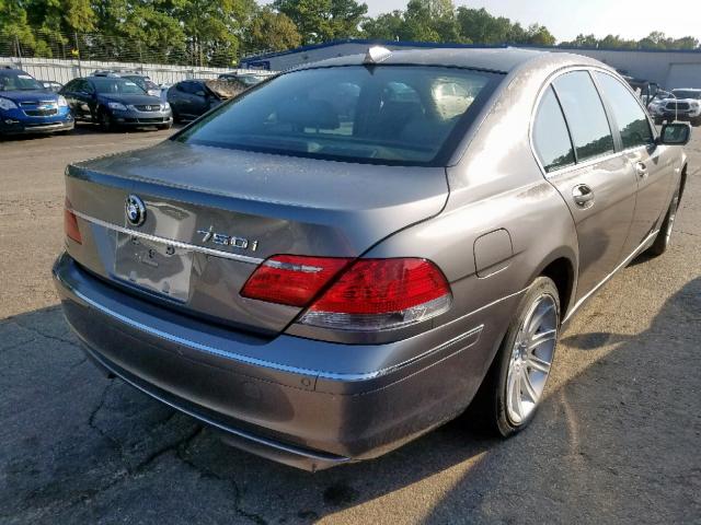 WBAHL83516DT01004 - 2006 BMW 750 I GRAY photo 4