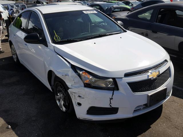 1G1PA5SHXE7219907 - 2014 CHEVROLET CRUZE LS WHITE photo 1