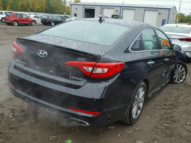 5NPE34AF0HH543564 - 2017 HYUNDAI SONATA SPO BLACK photo 4