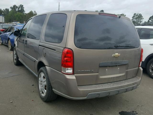 1GNDV23L16D126249 - 2006 CHEVROLET UPLANDER L TAN photo 3