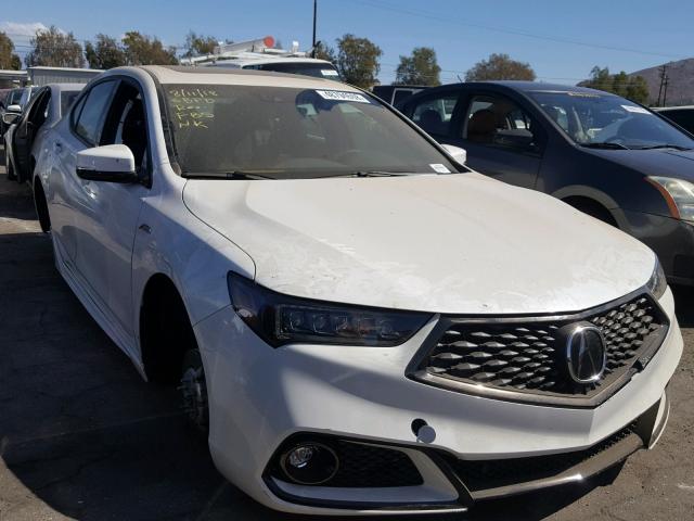 19UUB2F62KA002771 - 2019 ACURA TLX WHITE photo 1