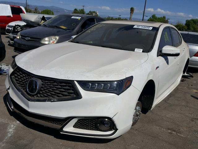 19UUB2F62KA002771 - 2019 ACURA TLX WHITE photo 2