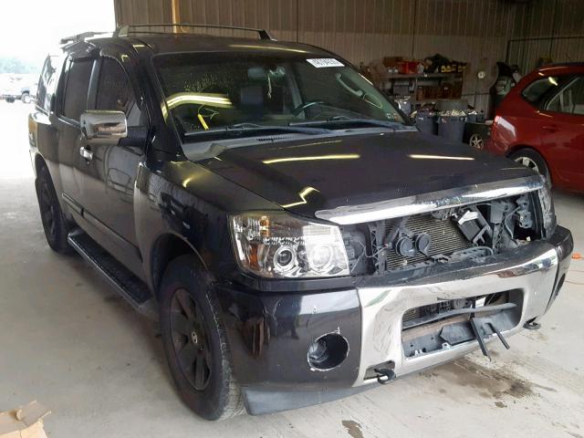 5N1AA08B74N732752 - 2004 NISSAN ARMADA SE BLACK photo 1