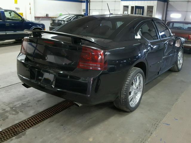 2B3KK33G08H179436 - 2008 DODGE CHARGER SX BLACK photo 4