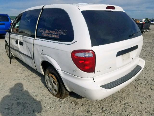 1D4GP24343B166236 - 2003 DODGE GRAND CARA WHITE photo 3