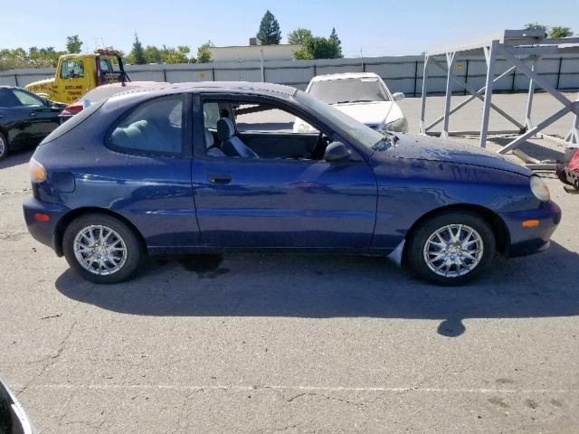 KLATA22682B692420 - 2002 DAEWOO LANOS S BLUE photo 9