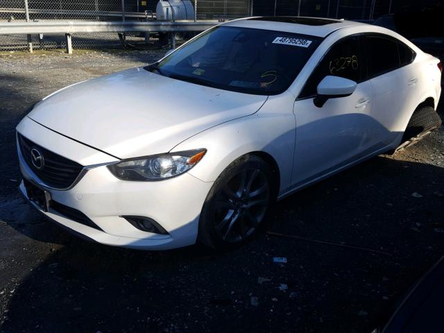 JM1GJ1W62E1159004 - 2014 MAZDA 6 GRAND TO WHITE photo 2