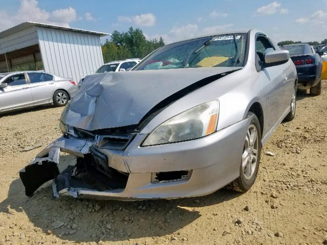 1HGCM72357A013060 - 2007 HONDA ACCORD LX SILVER photo 2