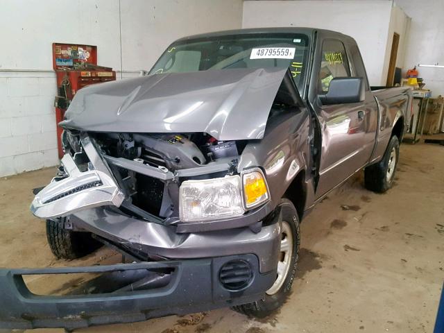1FTYR14D69PA02609 - 2009 FORD RANGER SUP GRAY photo 2