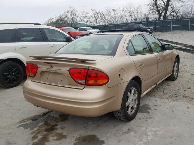 1G3NF52E43C243193 - 2003 OLDSMOBILE ALERO GLS BEIGE photo 4