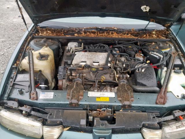 1G3WH52M1VF344182 - 1997 OLDSMOBILE CUTLASS SU GREEN photo 7