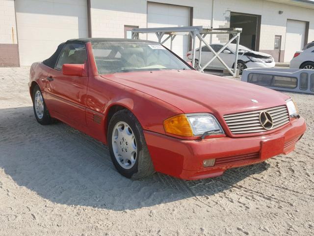 WDBFA66E2NF058515 - 1992 MERCEDES-BENZ 500 SL RED photo 1