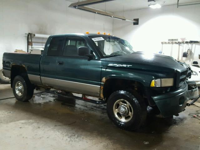 1B7KF2368YJ129659 - 2000 DODGE RAM 2500 GREEN photo 1