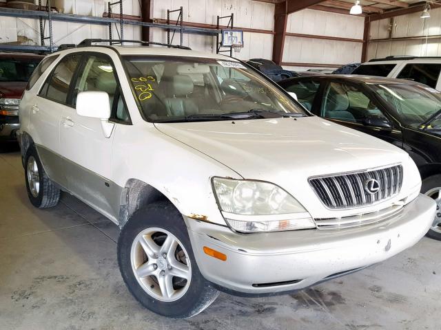 JTJHF10UX10227978 - 2001 LEXUS RX 300 WHITE photo 1